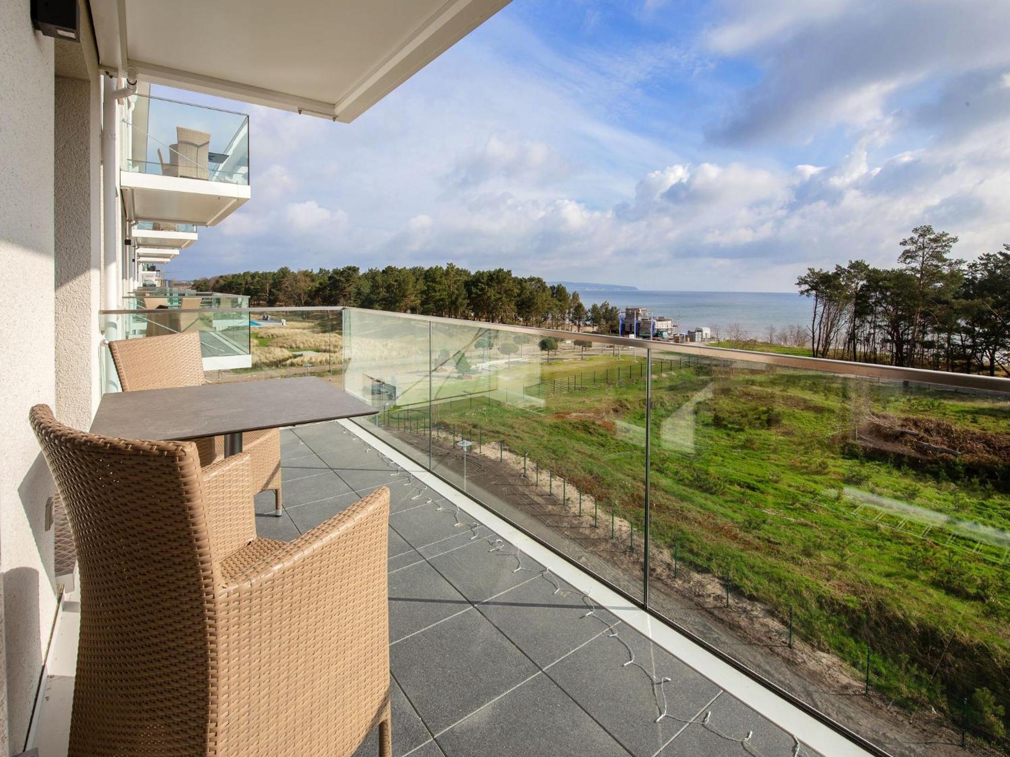 בינץ Duenenresidenz Prora - Ferienwohnung Mit Meerblick, 2 Schlafzimmern, Sauna Und Balkon Np-404 מראה חיצוני תמונה
